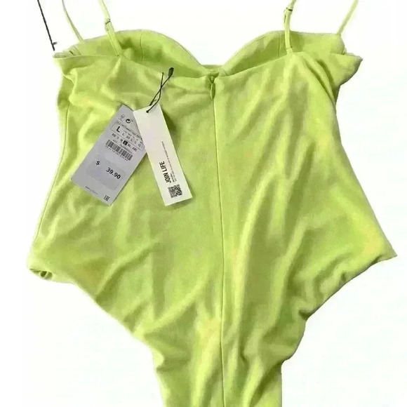ZARA Draped Bodysuit, Size L, NWT! - Picture 4 of 4